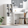 Biurko z szufladą 2 pcs Biały