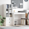 Biurko z szufladą 2 pcs Biały