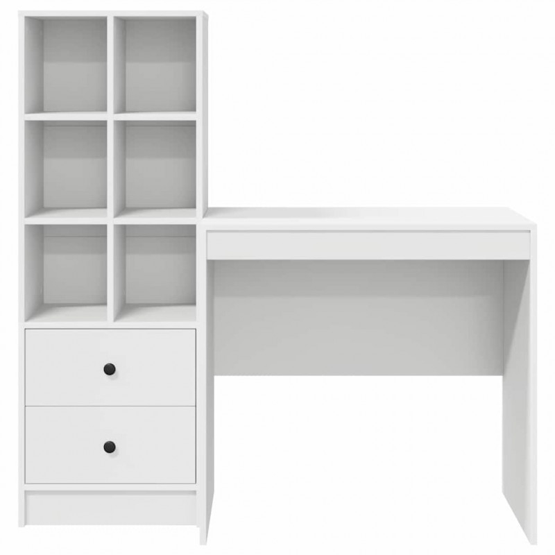 Biurko z szufladą 2 pcs Biały