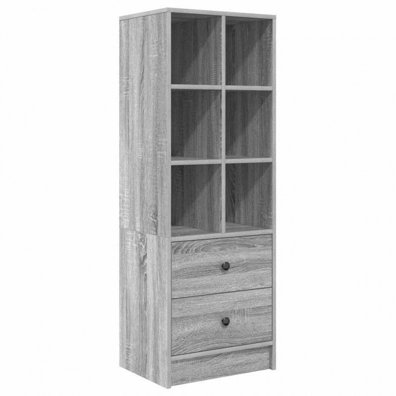 Biurko z szufladą 2 pcs Szary Sonoma