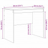 Biurko z szufladą 2 pcs Biały