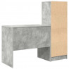 Biurko z szufladą 2 pcs Betonowy szary