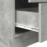Biurko z szufladą 2 pcs Betonowy szary