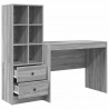 Biurko z szufladą 2 pcs Szary Sonoma