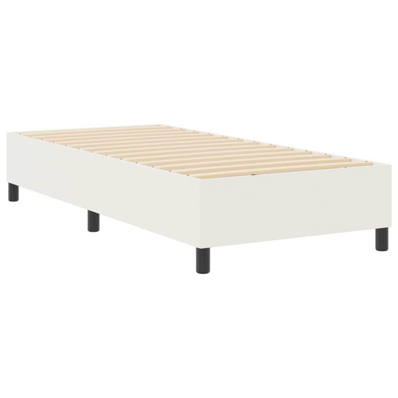 Rama łóżka platformy Kremowy 80 x 200 cm Tkanina sztruksowa