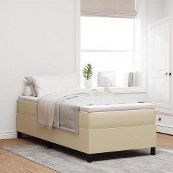 Rama łóżka platformy Szary zielony 90 x 200 cm
