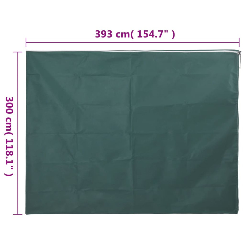 Kaptury ochronne z suwakiem, 4 szt., 70 g/m², 3,93x3 m
