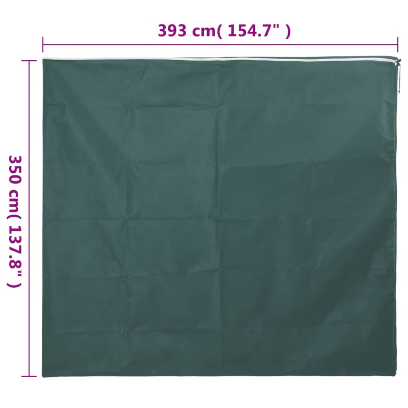 Kaptury ochronne z suwakiem, 10 szt., 70 g/m² 3,93x3,5 m