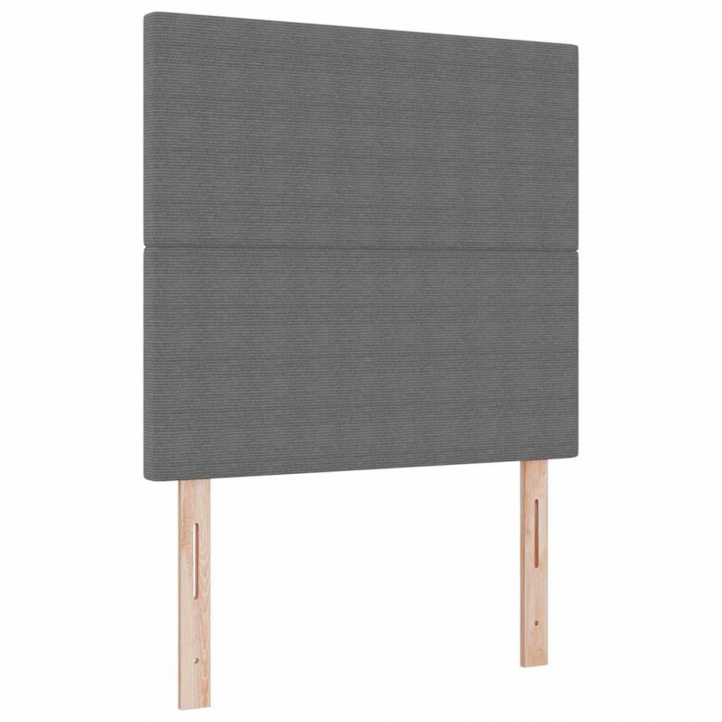 Łóżko z sprężyną LED Jasnoszary i biały. 80 x 200 cm