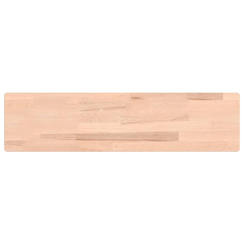 Półka ścienna, 80x20x1,5 cm, lite drewno bukowe