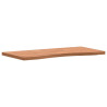 Blat do biurka, 80x(36-40)x2,5 cm, lite drewno bukowe