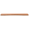 Blat do biurka, 80x(36-40)x2,5 cm, lite drewno bukowe