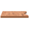 Blat do biurka, 80x(36-40)x2,5 cm, lite drewno bukowe