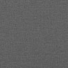 Łóżko sprężynowe z materacem Ciemnoszary 200 x 200 cm tkanina