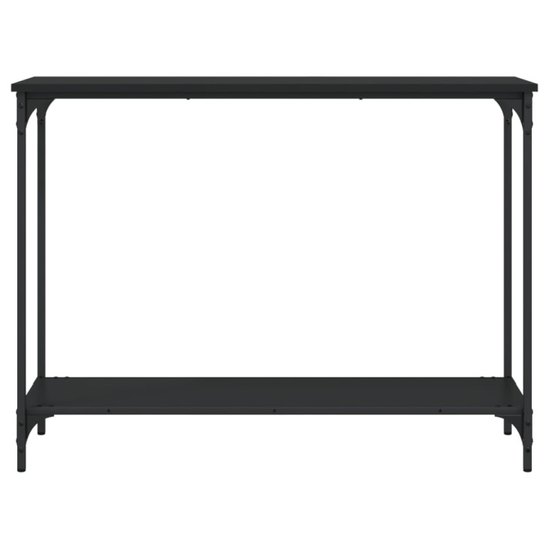 Stolik konsolowy, czarny, 101x30,5x75 cm