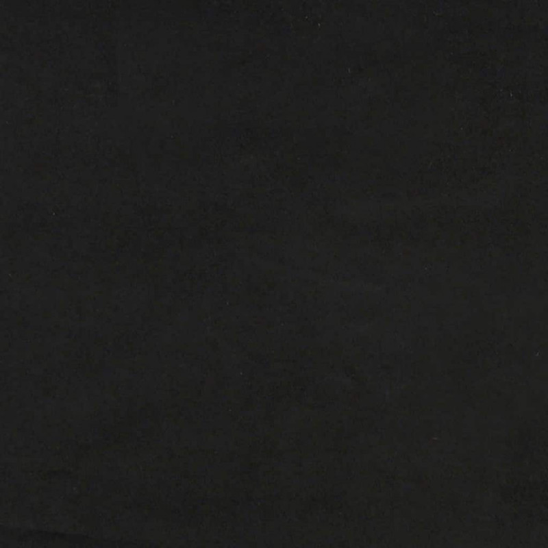 Łóżko sprężynowe z materacem Czarny 140 x 190 cm Aksamit