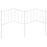 Metalowe wezgłowie, białe, 160 cm