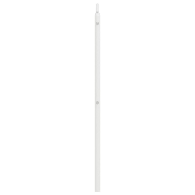 Metalowe wezgłowie, białe, 160 cm