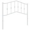 Metalowe wezgłowie, białe, 100 cm