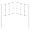 Metalowe wezgłowie, białe, 100 cm