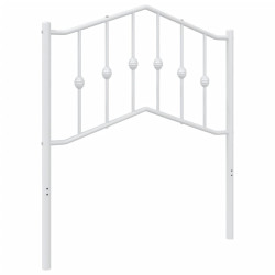 Metalowe wezgłowie, białe, 80 cm