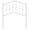 Metalowe wezgłowie, białe, 80 cm