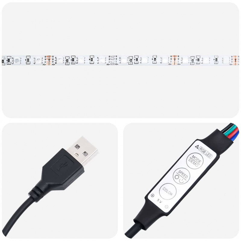 Łóżko z sprężyną LED Ciemnoszary 140 x 190 cm Aksamit