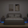 Szafki nocne z oświetleniem LED, 2 szt., szary dąb sonoma
