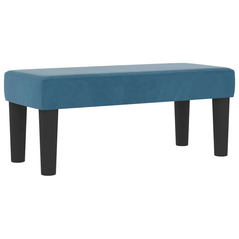 Łóżko sprężynowe z materacem granatowy 80 x 200 cm Aksamit