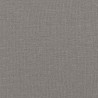 Ramka łóżka Z zagłówkiem Ciemnoszary 90 x 200 cm tkanina