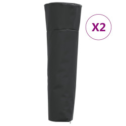 Pokrowce na grzejnik w kształcie piramidy, 2 szt., 86x47x241 cm