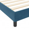 Łóżko sprężynowe Ciemnoniebieski 90 x 190 cm Aksamit