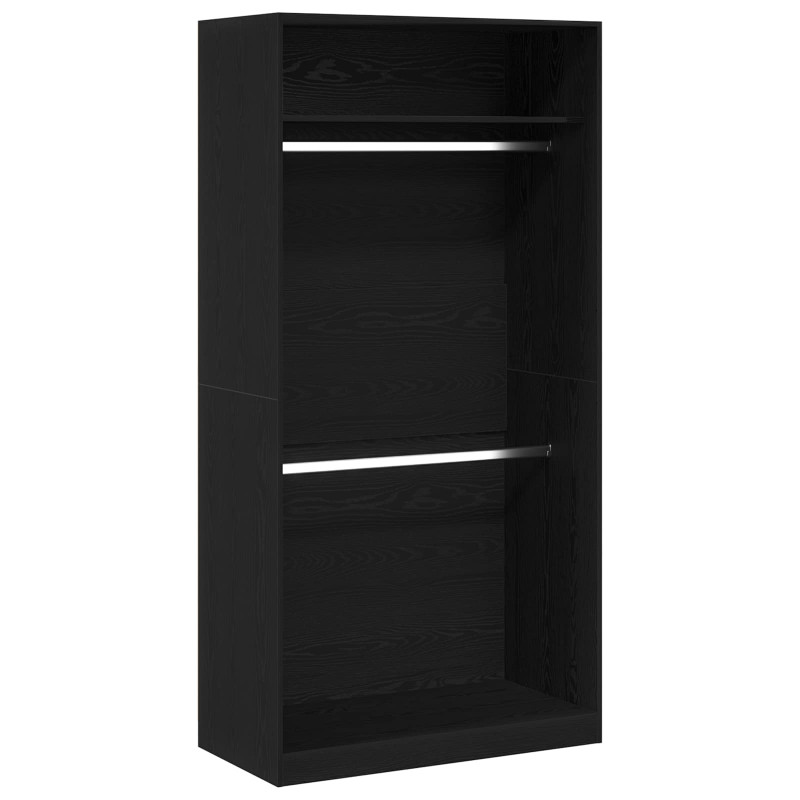 Garderoba Czarny Dąb 100 x 50 x 200 cm Materiał drewnopochodny