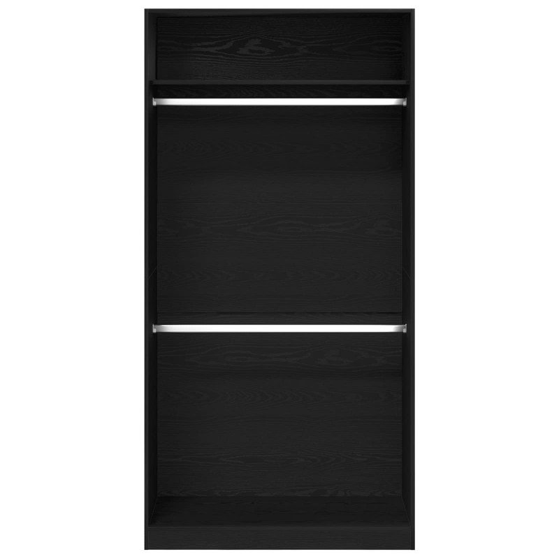 Garderoba Czarny Dąb 100 x 50 x 200 cm Materiał drewnopochodny