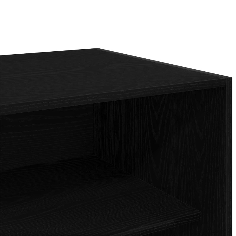 Garderoba Czarny Dąb 100 x 50 x 200 cm Materiał drewnopochodny
