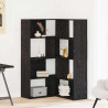 Garderoba 2 pcs Czarny Dąb 85 x 85 x 140 cm