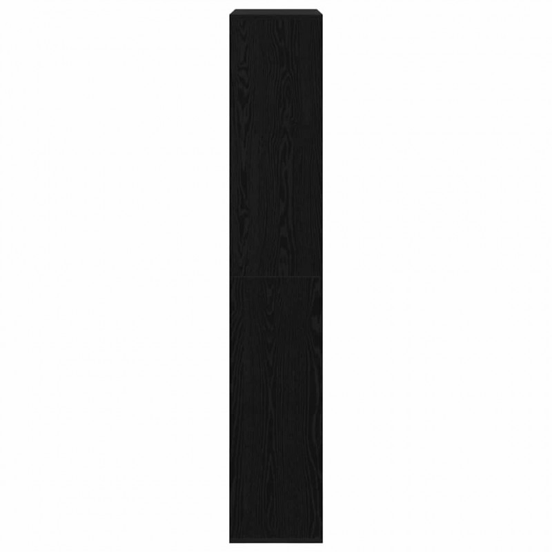 Szafka na książki 2 pcs Czarny Dąb 100 x 33 x 187,5 cm