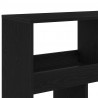 Szafka na książki 2 pcs Czarny Dąb 100 x 33 x 187,5 cm