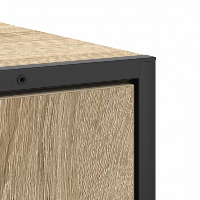 Zestaw mebli łazienkowych 3 pcs Brązowy Materiał drewnopochodny