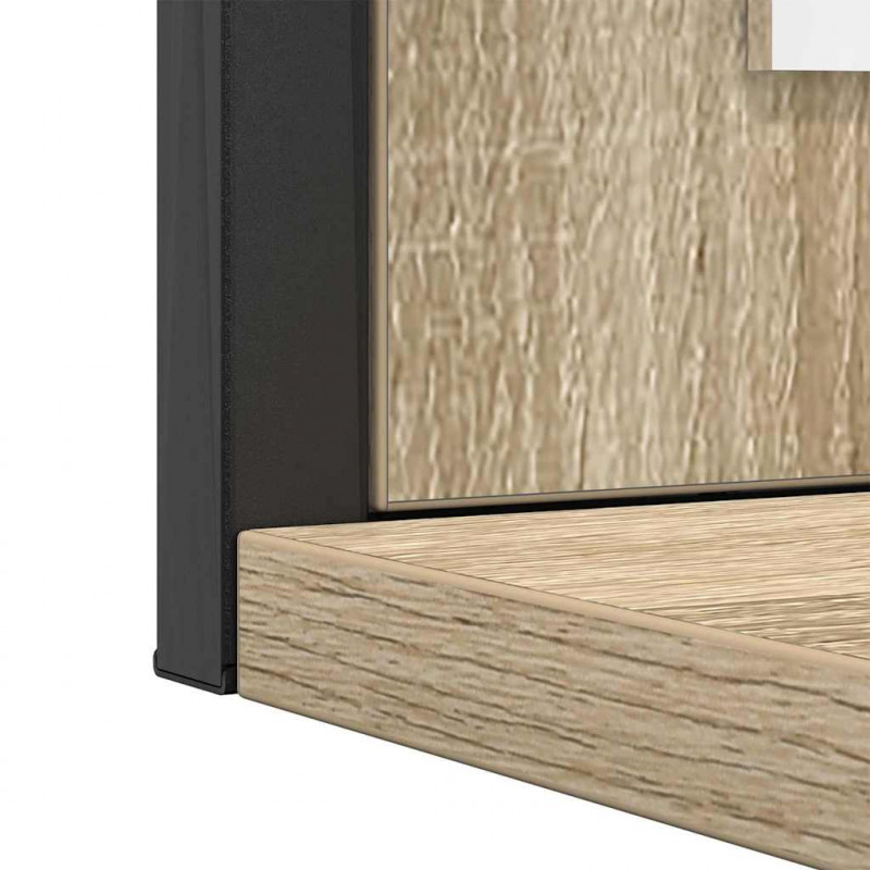 Zestaw mebli łazienkowych 3 pcs Brązowy Materiał drewnopochodny