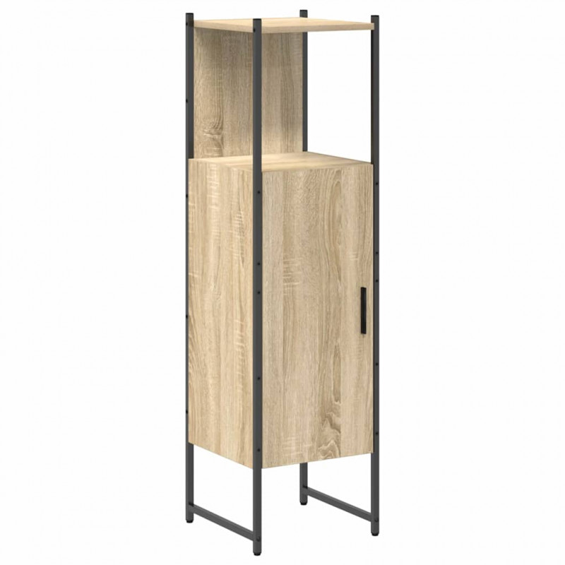 Zestaw mebli łazienkowych 3 pcs Brązowy Materiał drewnopochodny