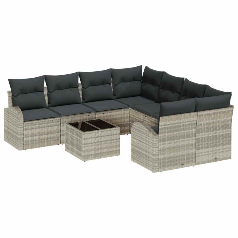 Zestaw Sof na Ogród 55 x 55 x 37 cm polirattan
