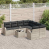 Zestaw Sof na Ogród 55 x 55 x 37 cm polirattan