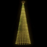 Stożkowa choinka z lampek, 688 ciepłych białych LED, 300 cm