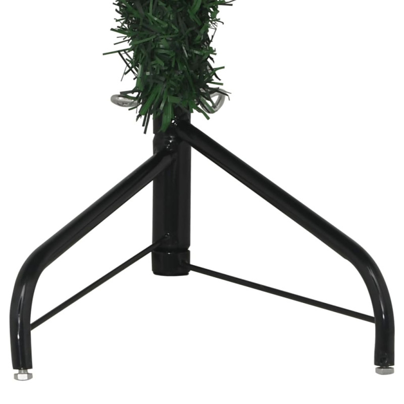 Sztuczna choinka narożna, zielona, 120 cm, PVC