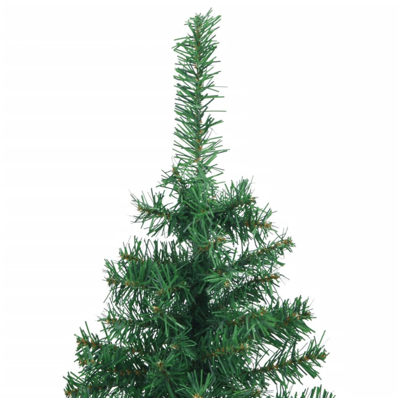 Sztuczna choinka narożna, zielona, 120 cm, PVC