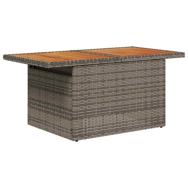 Zestaw Sof na Ogród z poduszką 8 pcs Szary