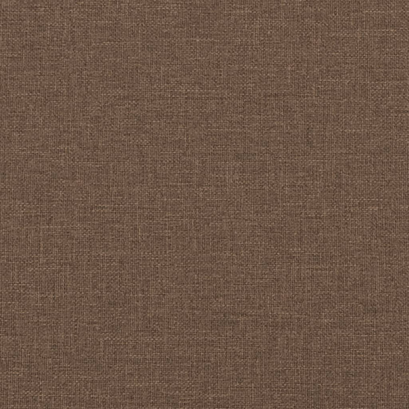 Sofa 2-osobowa, brązowa, 120 cm, tapicerowana tkaniną