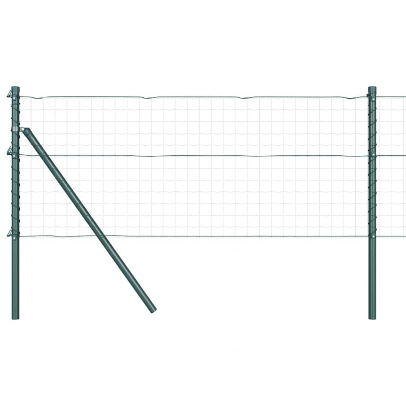 Słupek ogrodzeniowy. 52 pcs Zielony 3,2 x 3,2 x 100 cm
