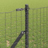 Słupek ogrodzeniowy. 26 pcs Szary 3,2 x 3,2 x 150 cm